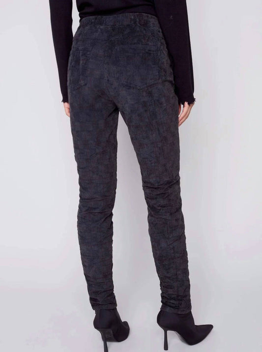 Charlie B - Women's Corduroy Printed Jogger