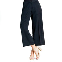 Clara Sunwoo - Woven Twill Zip Closure Front Pocket Cropped Trouser