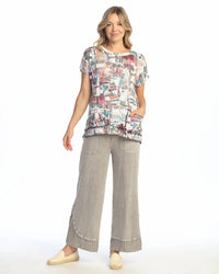 Jess & Jane - Villa Crushed Pocket Top