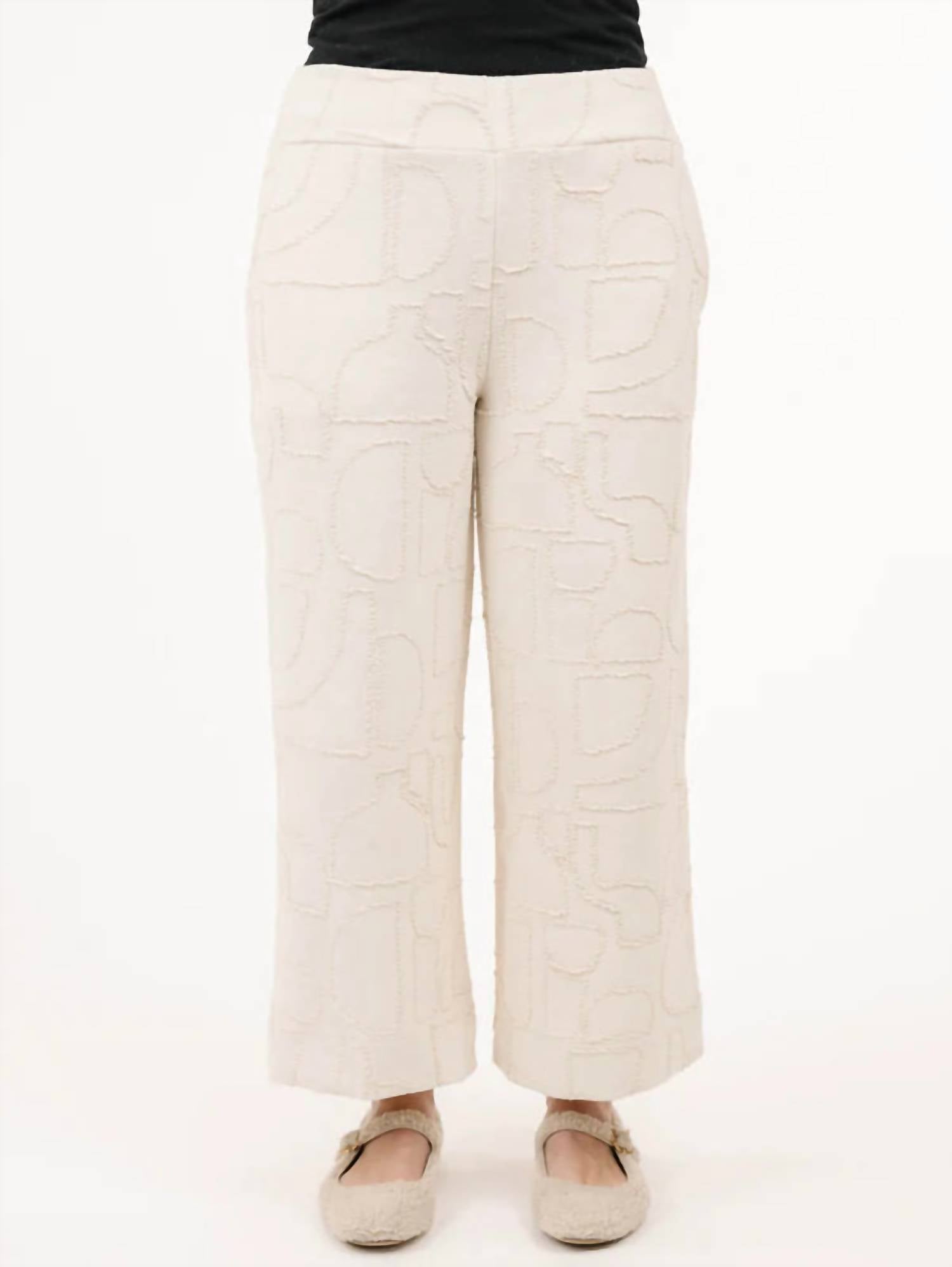 Shannon Passero - Newcastle Textured Pant