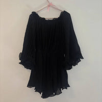Blue B - Pleated Off Shoulder Romper