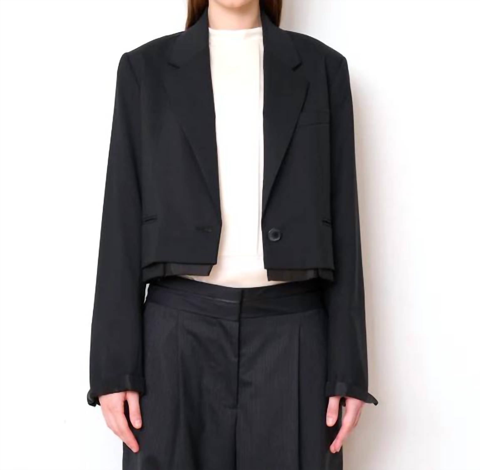 We-Ar4 - Cocktail Cropped Blazer