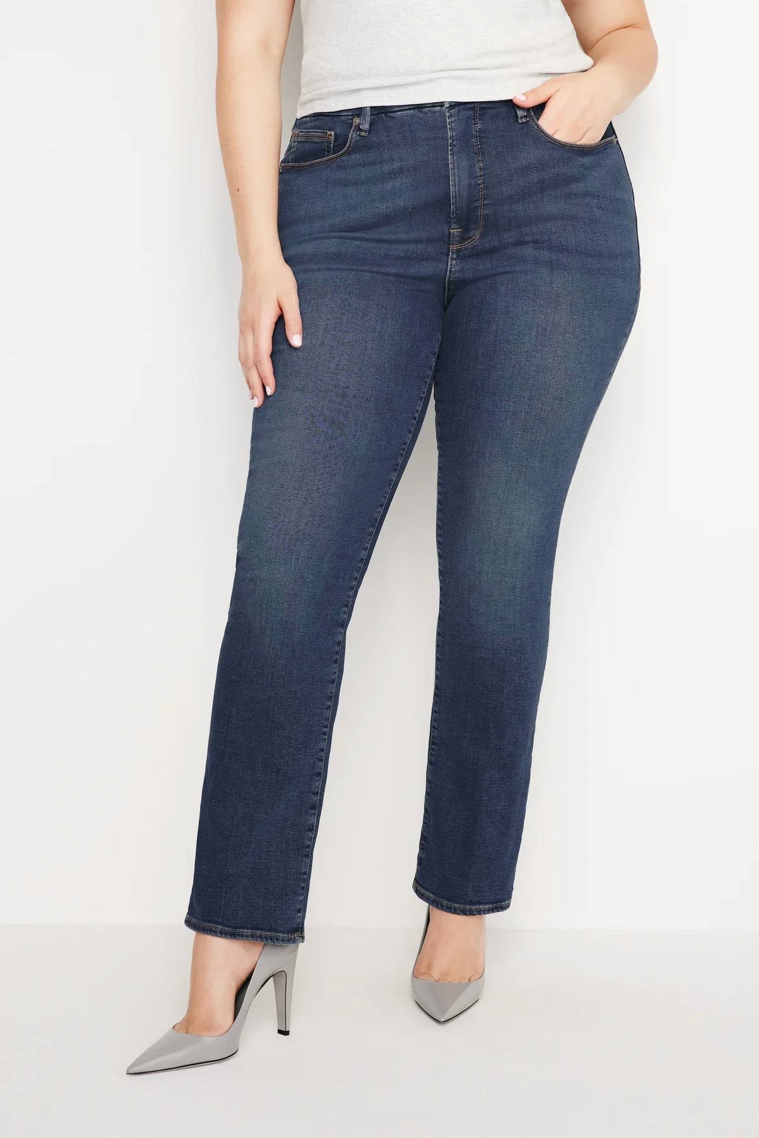 Good American - Good Legs Straight Jeans