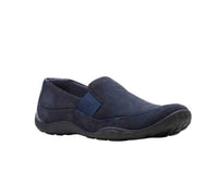 Clarks Women's Haley Park Loafer Flats in navy suede - women's flats