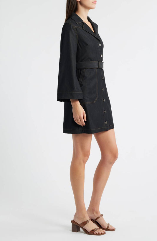 Ciebon - Franny Denim Button Down Mini Dress