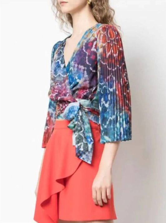 Alice + Olivia - Bray Wrap Blouse