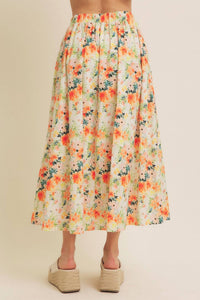 In February - Floral Maxi Skirt