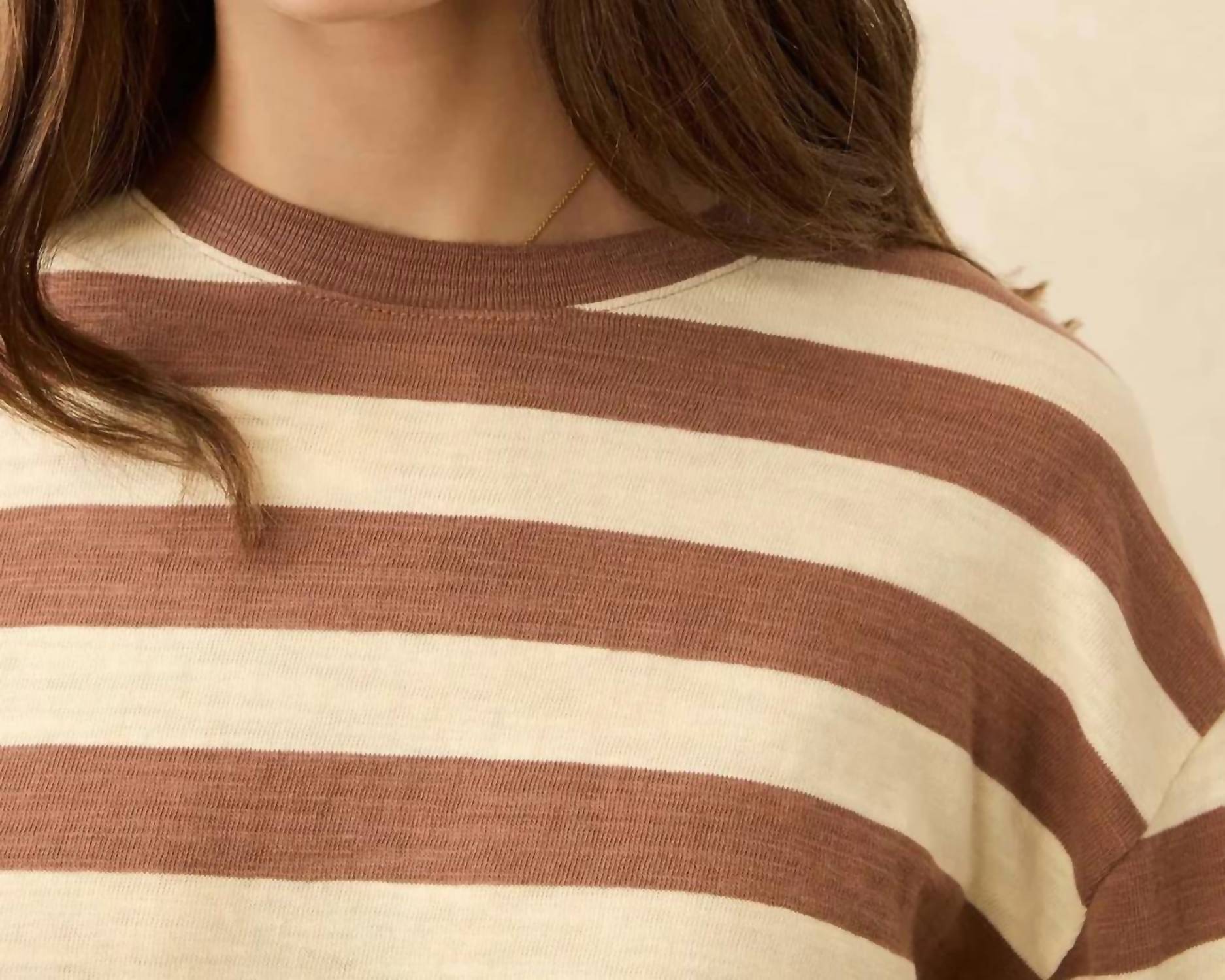 Faherty - Sunwashed Slub Long Sleeve Retro Tee