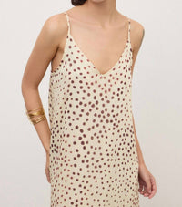 Ottod'Ame - Crossed Shoulder Straps Slip Long Dress