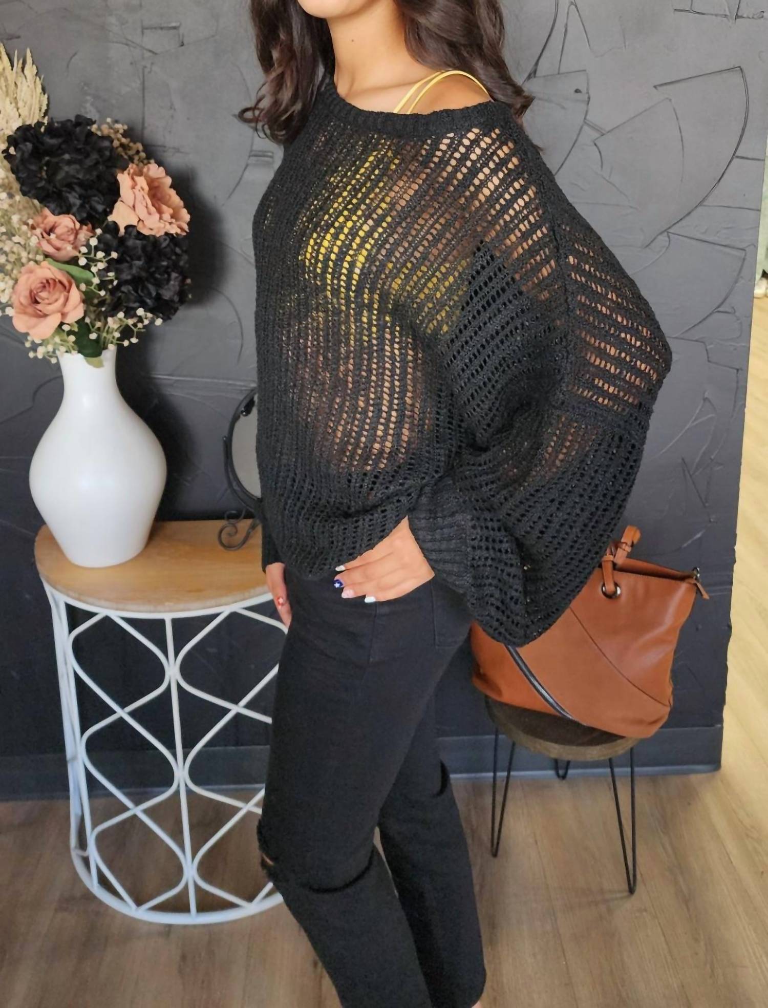 Blu Pepper - Crochet Sweater