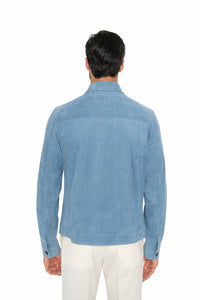 Isaia - Suede Zip Front Jacket