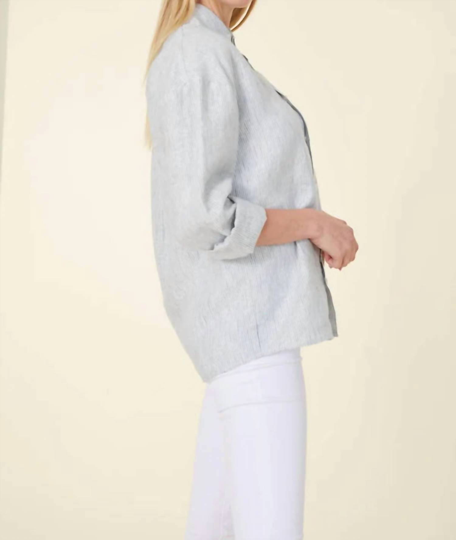 Dolce Cabo - Long Sleeve Stripe Shirt