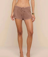 L'Agence - Solan Pointelle Knit Short