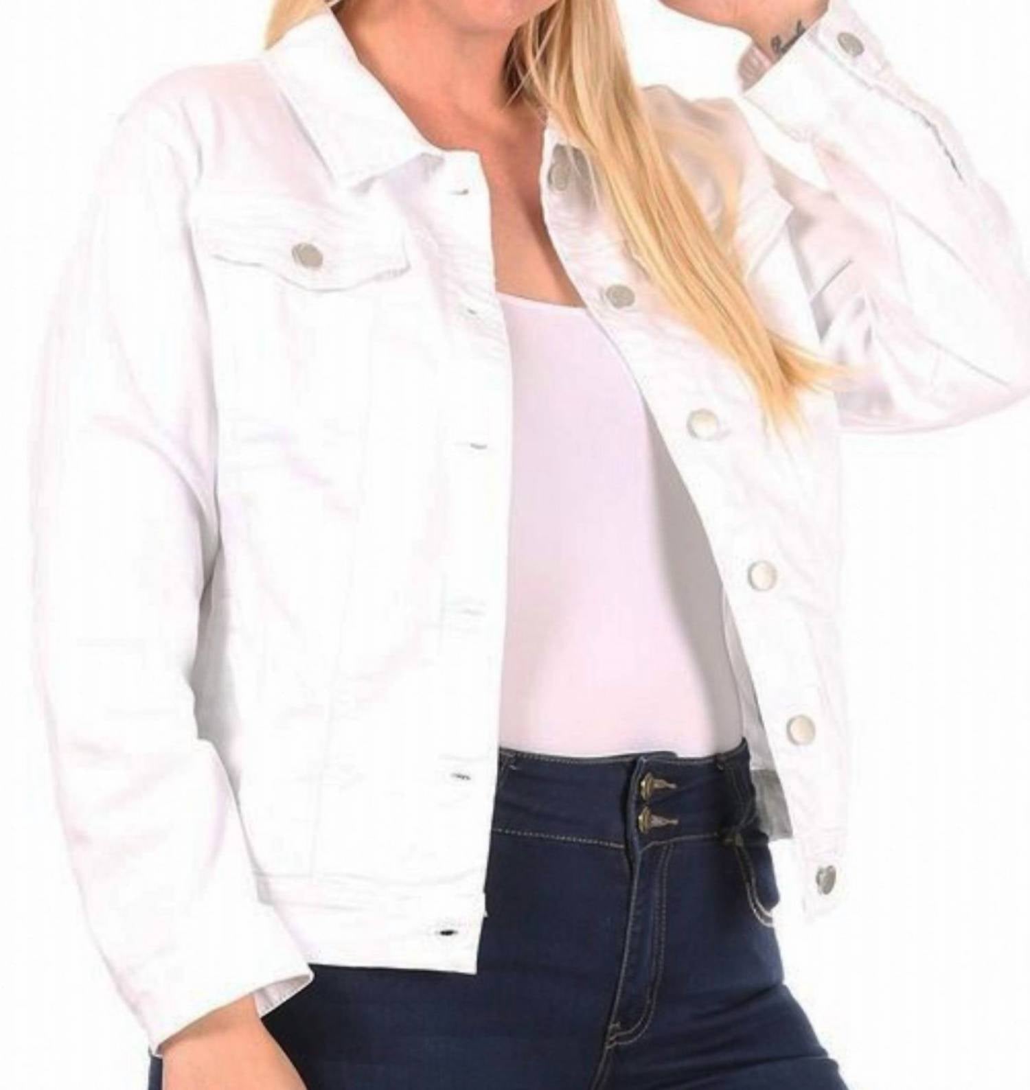 Amaryllis - Classic Denim Jacket - Plus