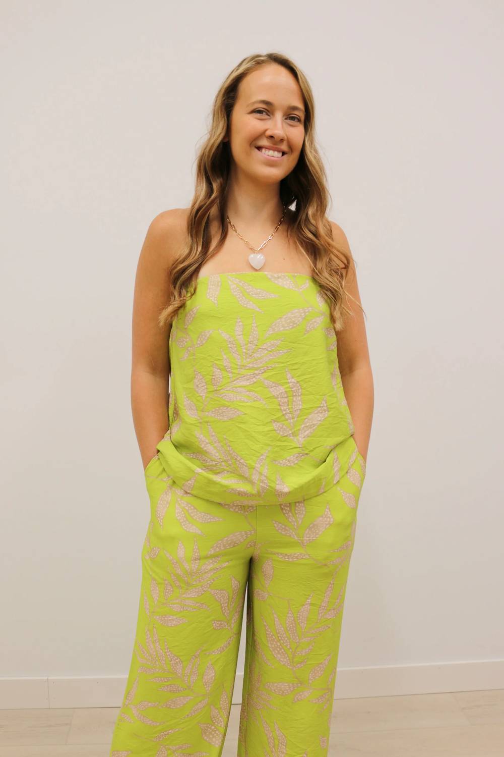 Entro - Prima Botanical Print Tube Top