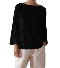 Donni. - Jersey Relaxed Boatneck Tee