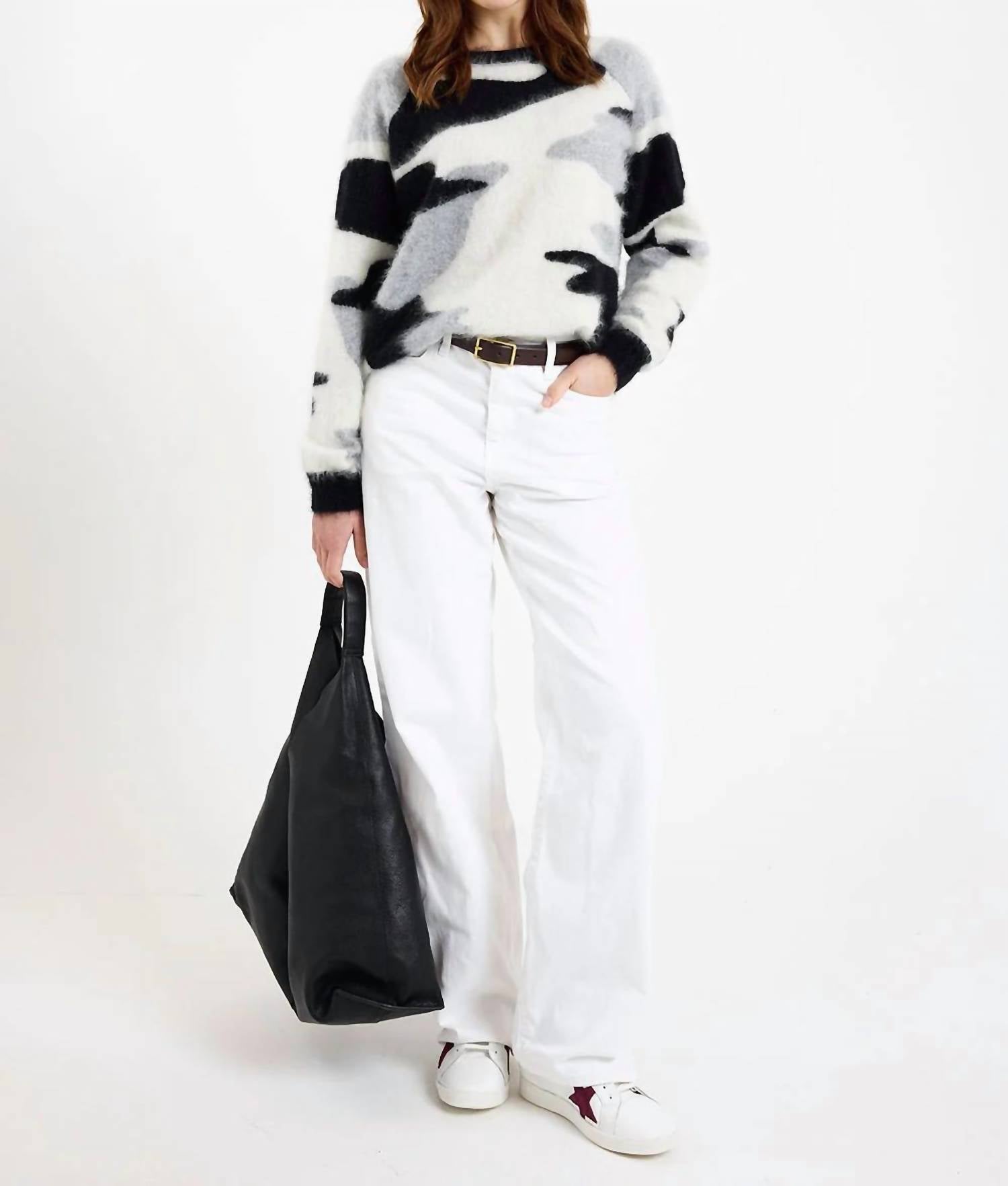 Brodie Cashmere - Brushed Camo Sweater
