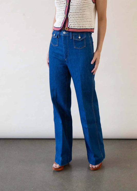Re/Done - 7os Pocket Wide Leg Jeans