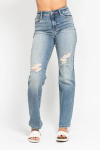 Judy Blue - High Waist Dad Straight Jeans