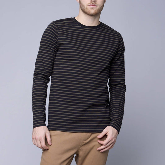 Hedge - Striped Long Sleeve Shirt