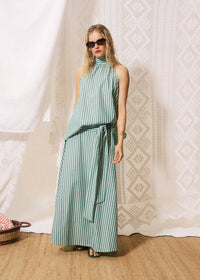 Frnch - High Waisted Wrap Maxi Skirt