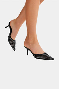 BiLLiNi Women's Dez Mesh Diamante Heel in black - women's heels - view 4
