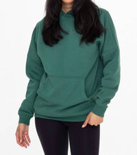 Mono B - Longline Slim Fit Fleece Hoodie