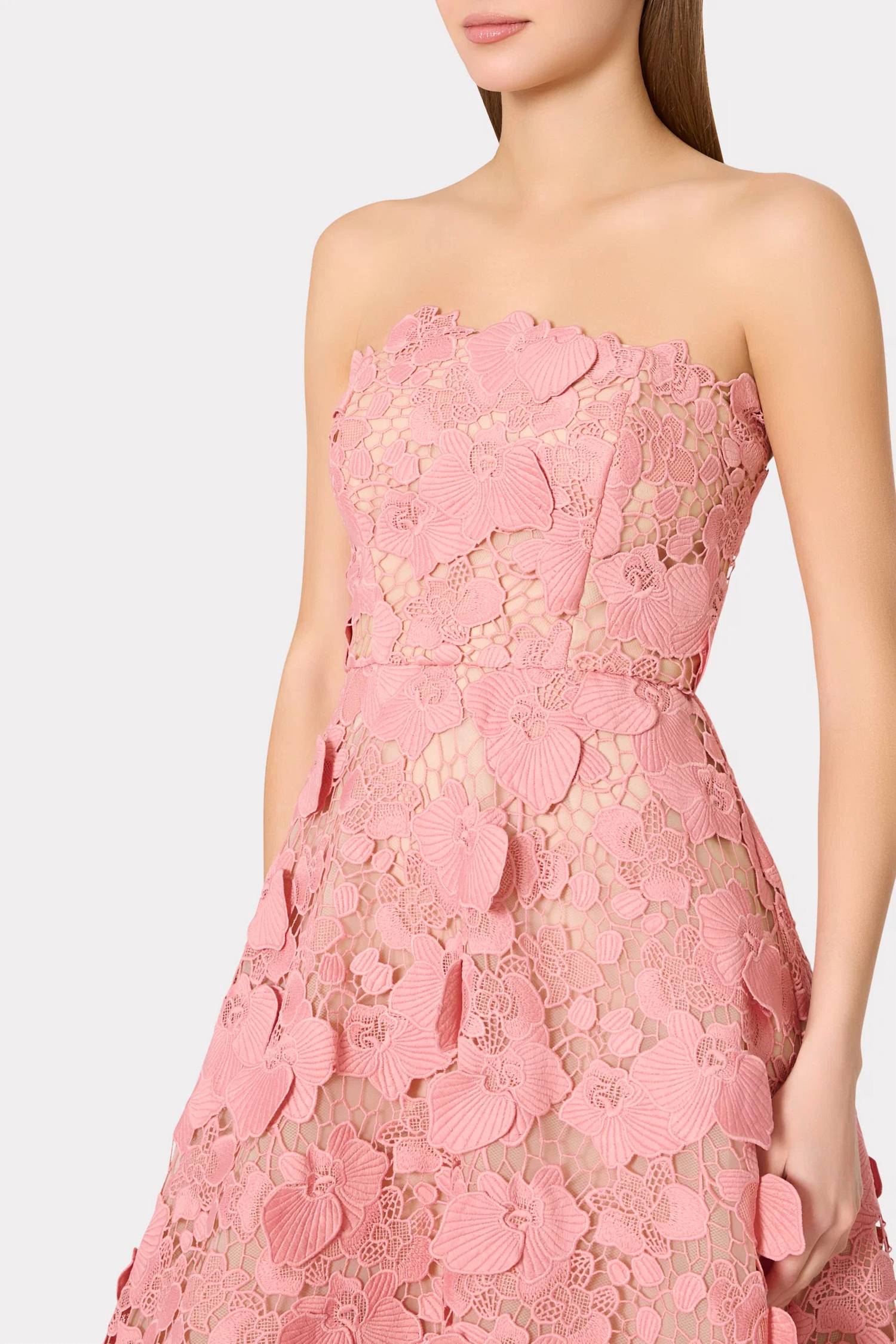 Milly - Petunia Lace Midi Dress