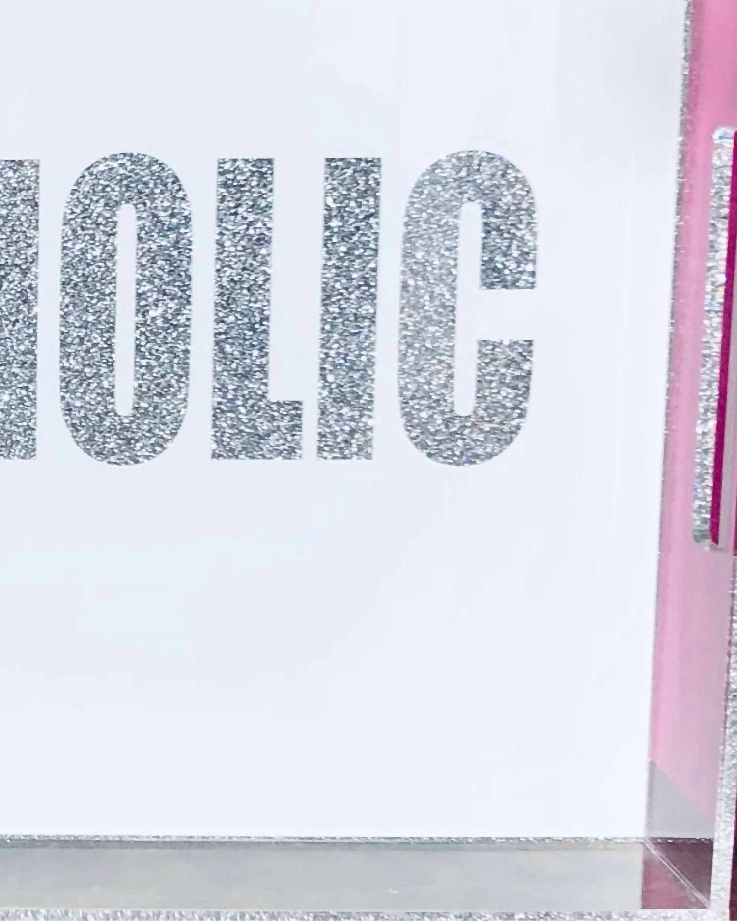 HAMLET PRODUCTS Beachaholic Tray - 14 x 22 in silver glitter - item - detail view