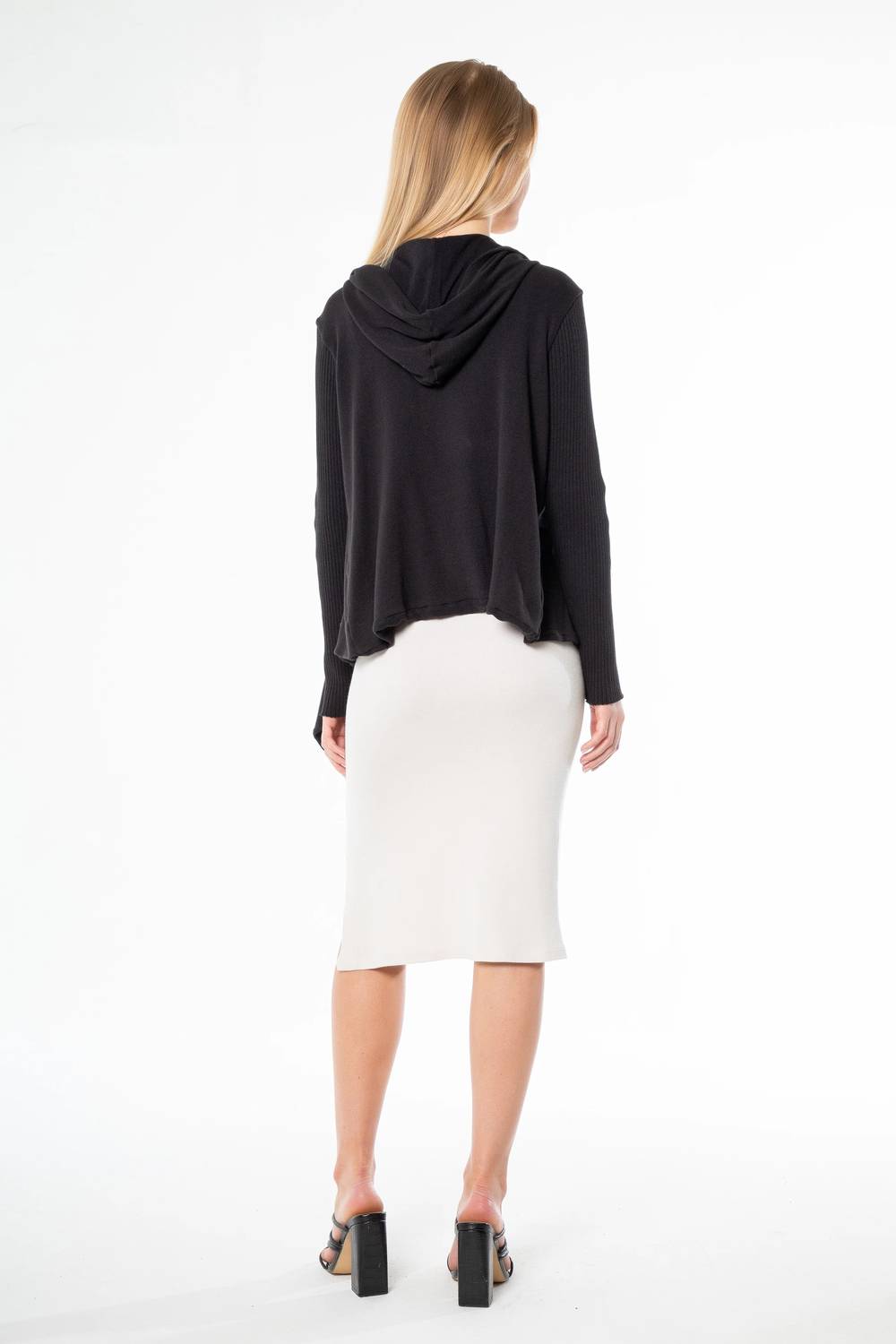 Maven West - Hoodie Open Front Cardigan