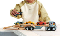 Tender Leaf Toys - Wooden Car Transporter