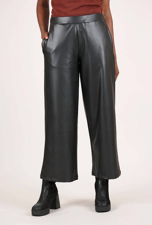 Kozan - Renae Leather Wide Leg Pant
