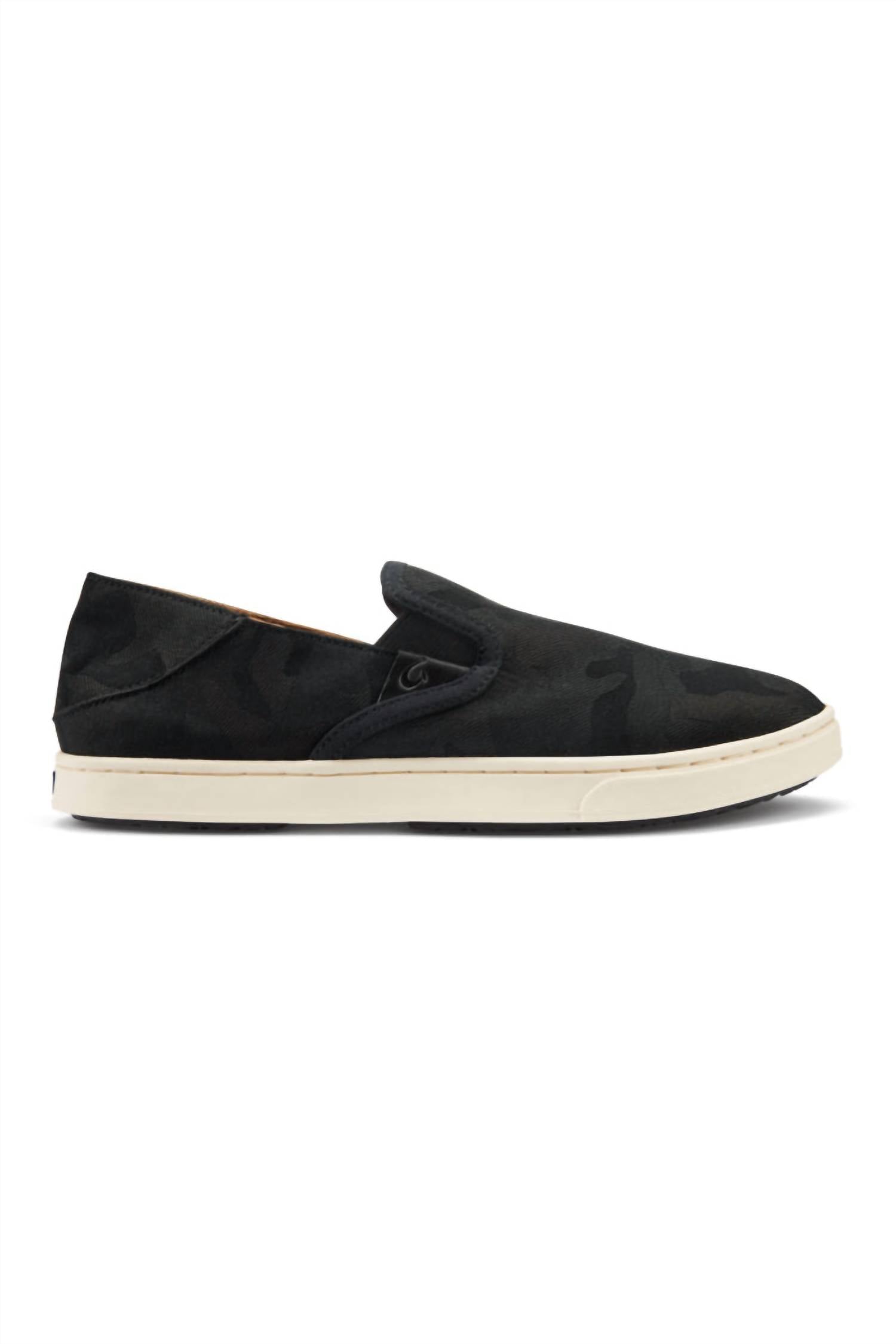 OluKai Women's Pehuea Pa'i Slip-on Sneakers in lava rock ke au camo lrke - women's sneaker