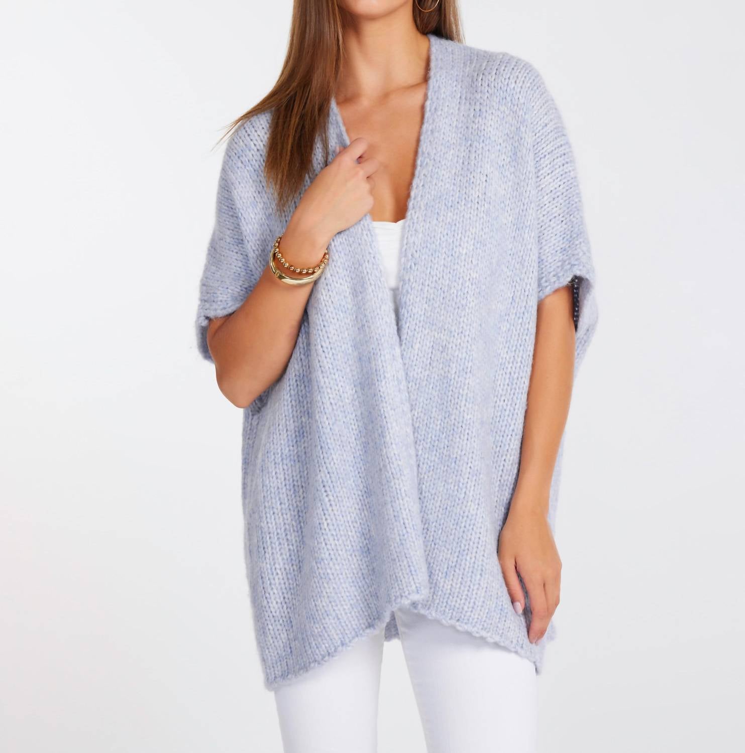 bishop + young Cocoon Sweater in mineral - women's sweater