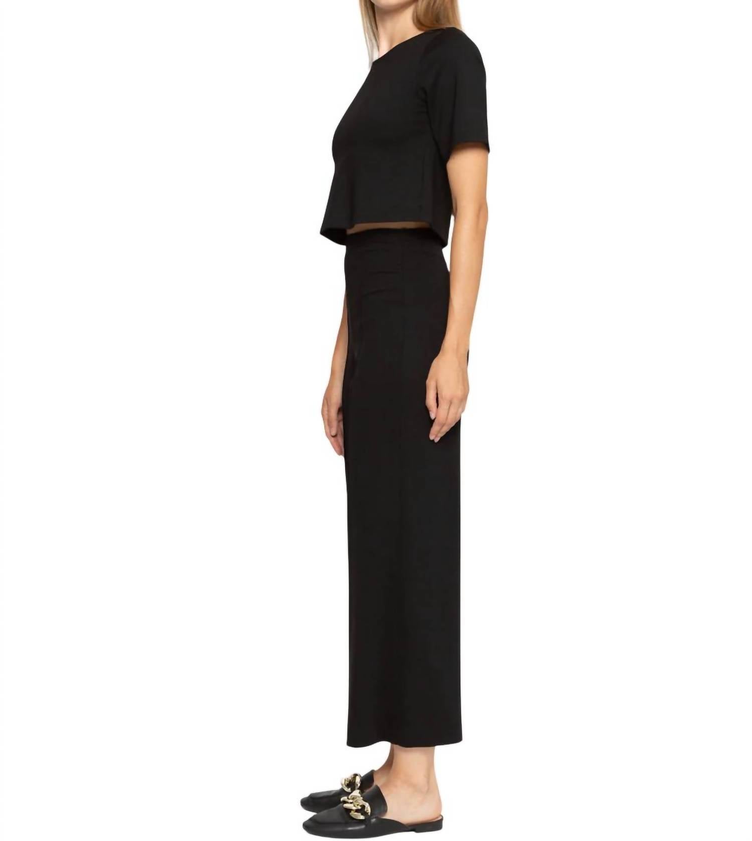 Ripley Rader - Cropped Ponte Knit Pants