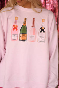 P&Pd Wholesale - Girls' Night Champagne Sweatshirt