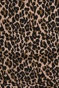Gilli - Sammie Surplice Ruched Leopard Mini Dress