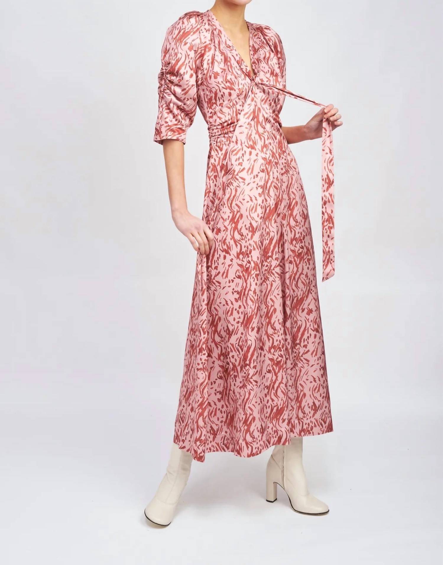 En Saison - Amelia Printed Midi Dress