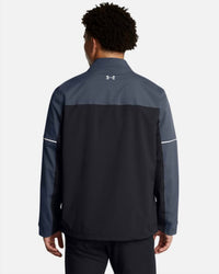 UNDER ARMOUR Drive Rain Jacket in black grey silver - men's jacket - alternate view