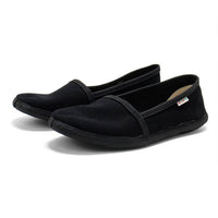 Victoria - Women's Slip On Cotton Flat Shoes