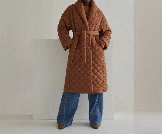 Crescent - Lakeshore Quilted Puffer Wrap Coat