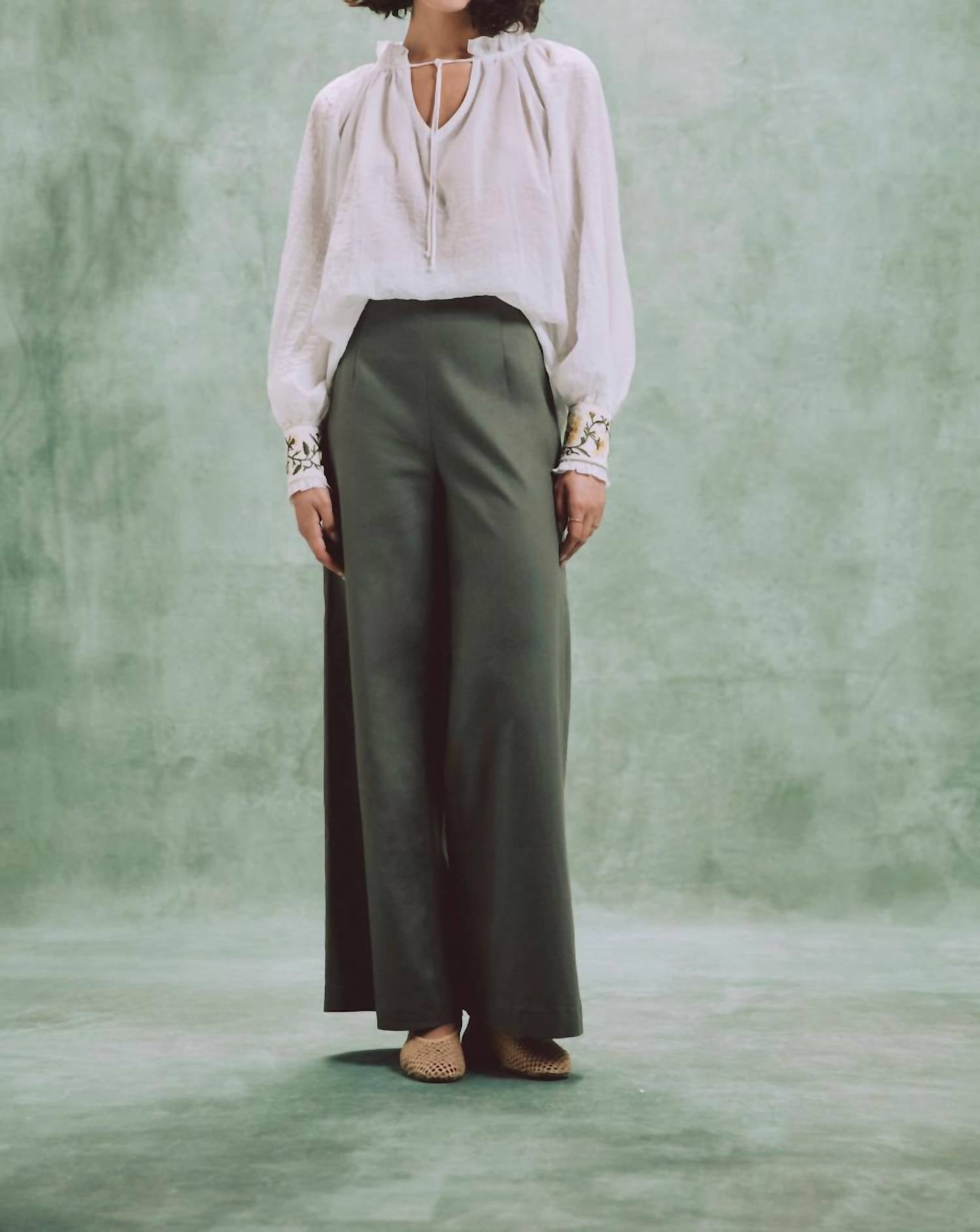 Rosewater House - Chiara Tie-neck Blouse