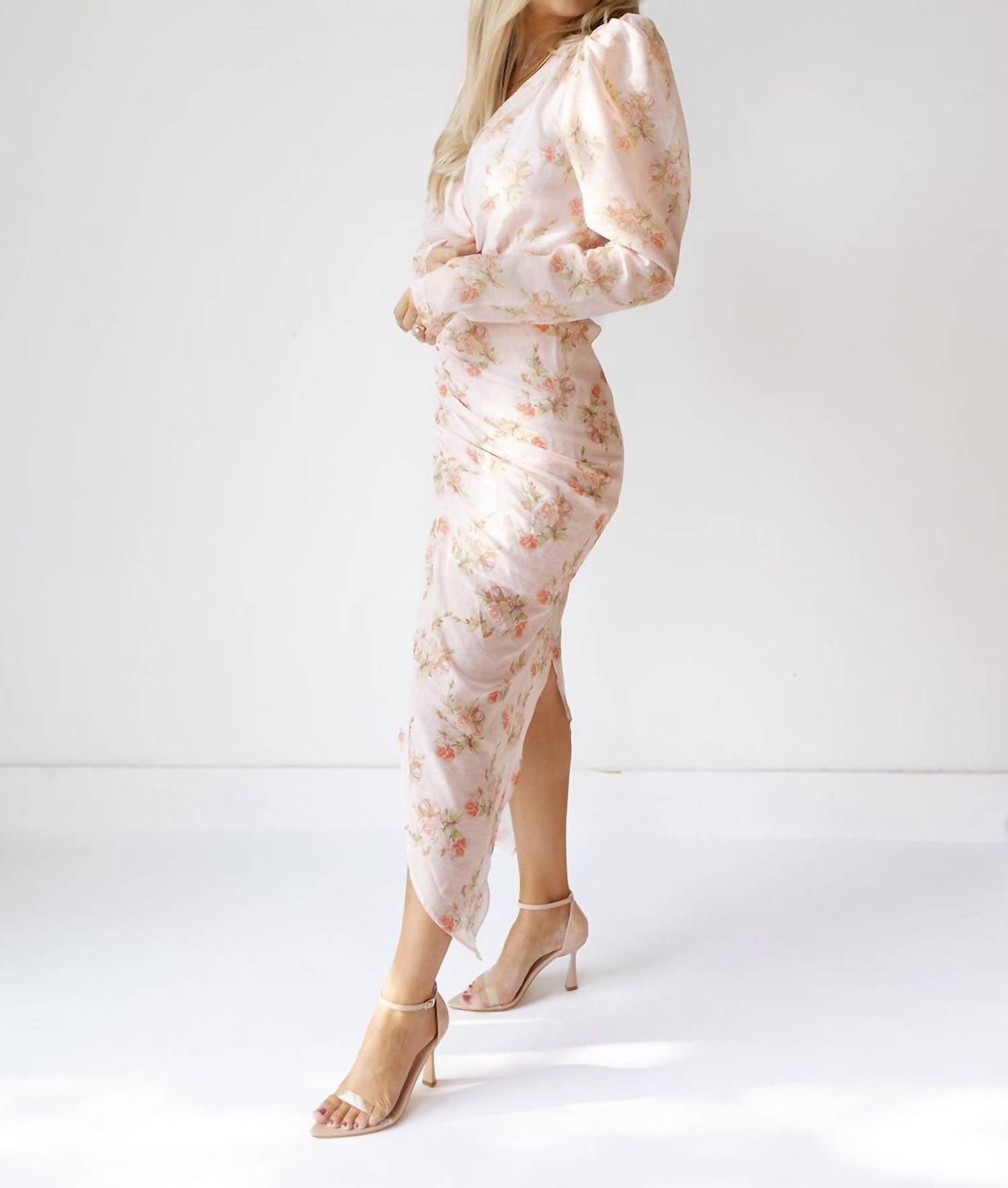 Mable - camila floral midi dress