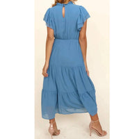 Haptics - Mock Neck Maxi Dress