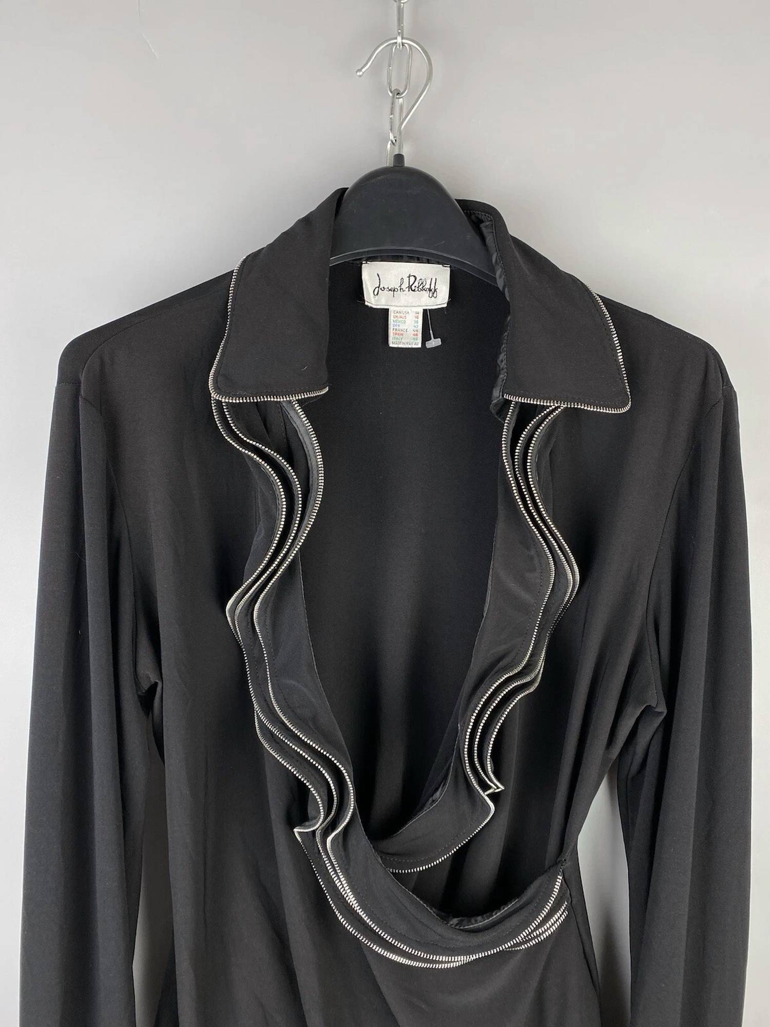 Joseph Ribkoff - Women's Lycra Zipper Top