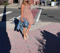 Paani - Print Tier Short Dress
