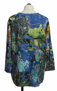 Inoah - Women's Hi Lo Dolman Long Sleeve Crew Top