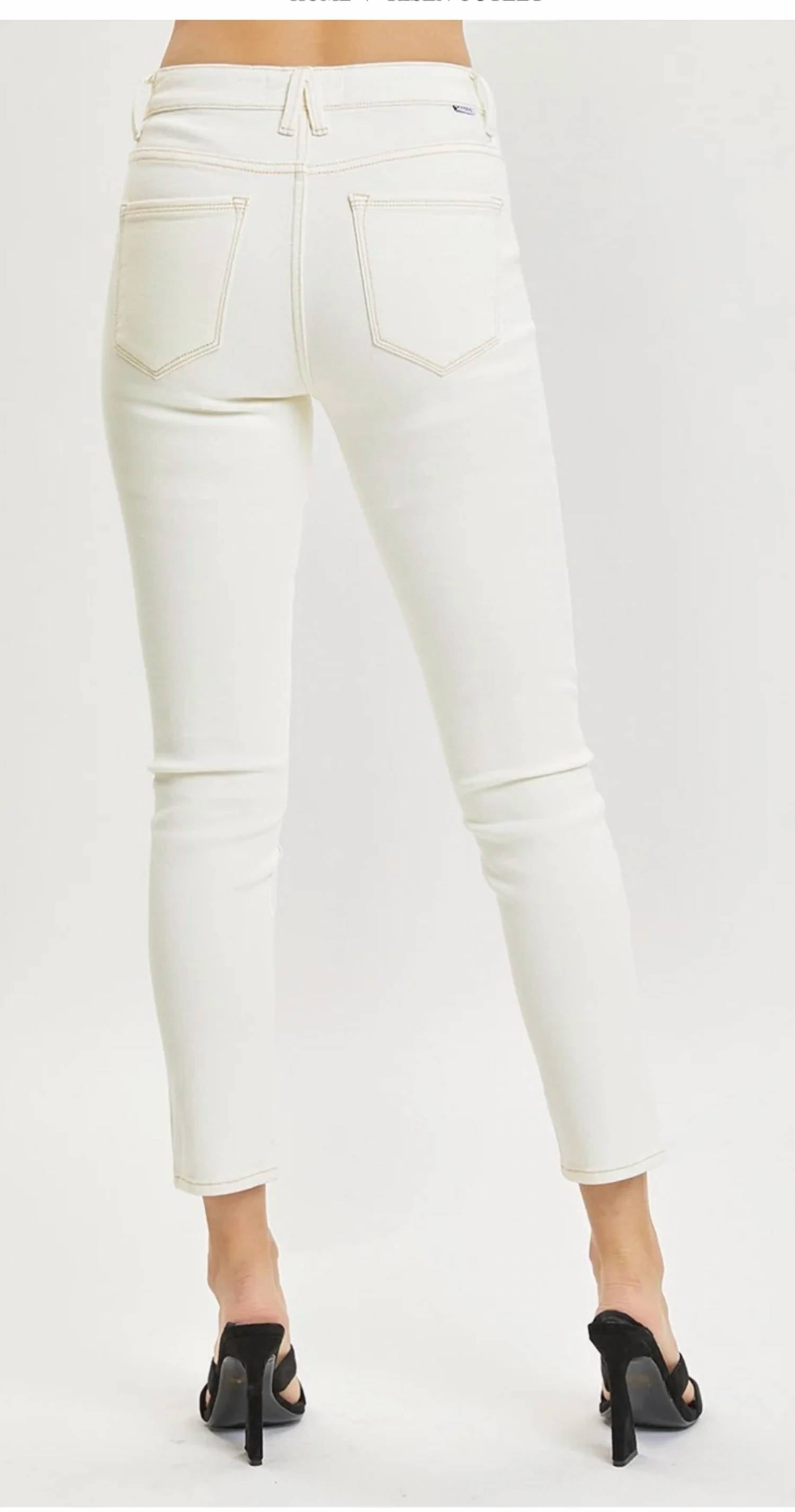 Risen - High Rise Crop Skinny Pants