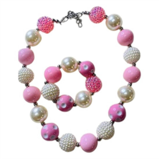 Lulu Clothes - Girl's Bubble Necklace and Bracelet Set