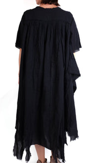 Loyko - Short Sleeve Chaos Midi Dress